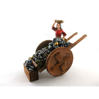 Mussel cart for 10/12/13 cm figurines