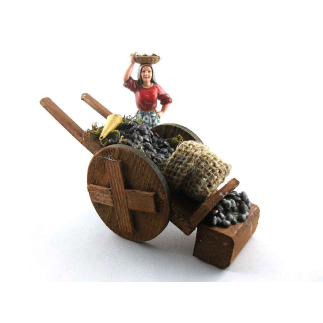 Chestnut cart for 10/12/13 cm figures