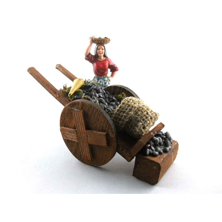Chestnut cart for 10/12/13 cm figures