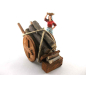 Wood cart for 10/12/13 cm figures