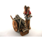 Wood cart for 10/12/13 cm figures