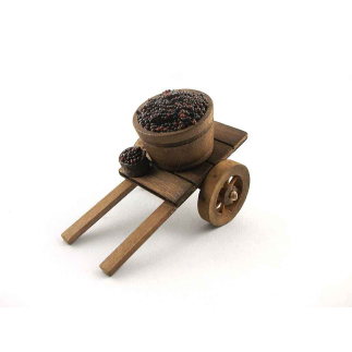 Medium cart with vat and grapes