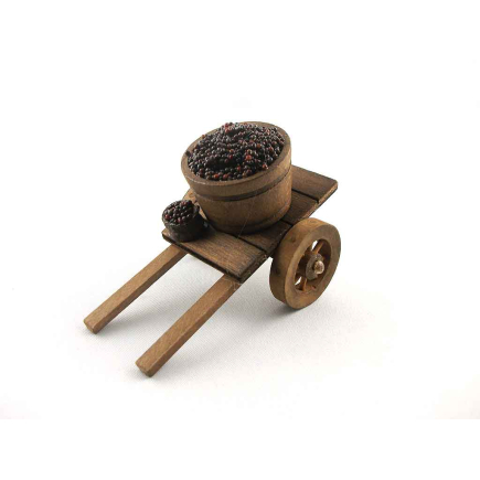 Medium cart with vat and grapes