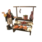 Tall cured meats counter for figures, cm 10-12-13