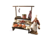 Tall cured meats counter for figures, cm 10-12-13