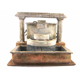 Fountain for nativity scenes with 10–12 cm figurines
