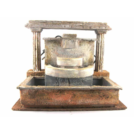 Fountain for nativity scenes with 10–12 cm figurines