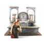 Fountain for nativity scenes with 10–12 cm figurines