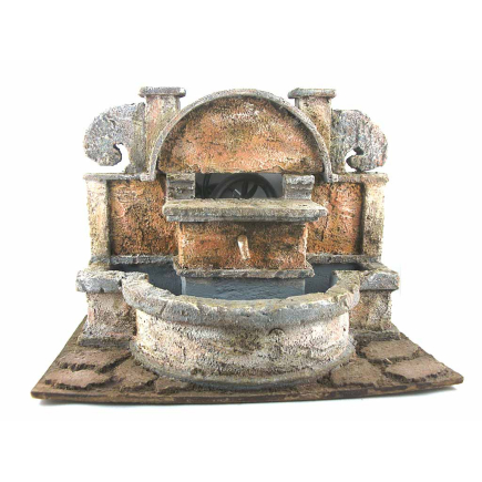 Fountain for nativity scenes with 10–12 cm figurines
