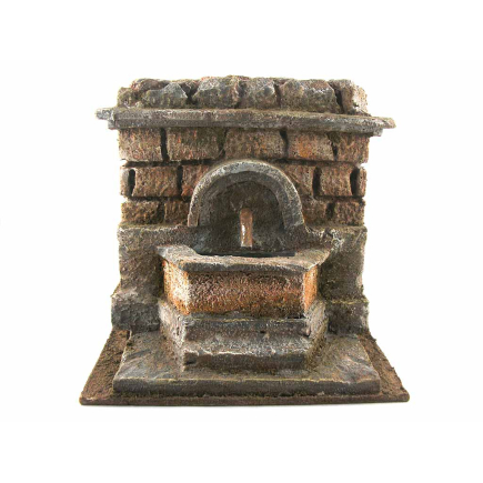 Fountain for nativity scenes with 10–12 cm figurines