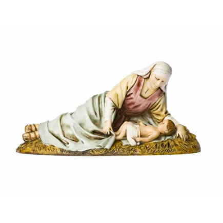 Reclining Madonna with Child, 13 cm - Landi Moranduzzo figurines