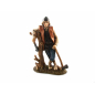 Woodcutter with billhook and axe, 10 cm - Landi Moranduzzo figurines
