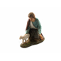 Shepherd with sheep 10 cm - Landi Moranduzzo figurines