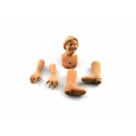 Head, Hands, Feet - Elderly Woman, 12 cm