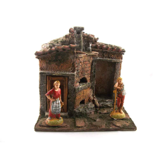 Type B house for 6 cm shepherd figurines