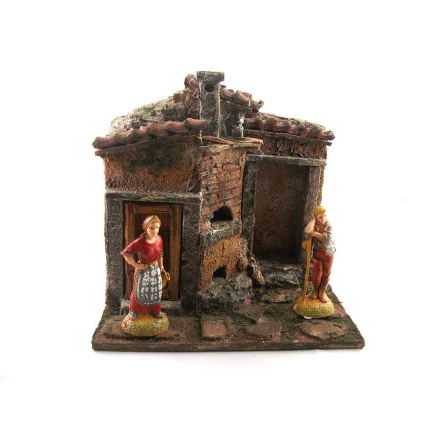 Type B house for 6 cm shepherd figurines