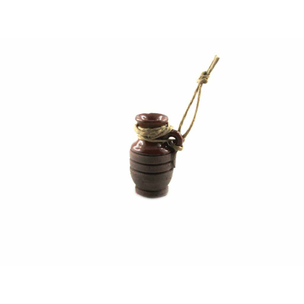 Rustic amphora with Type A rope - approximately 3 cm