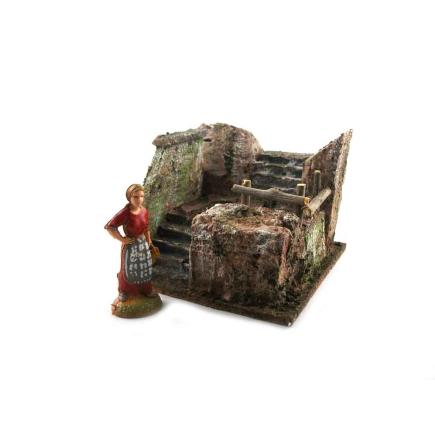 Ladder for shepherd figurines cm 5.5/6/6.5