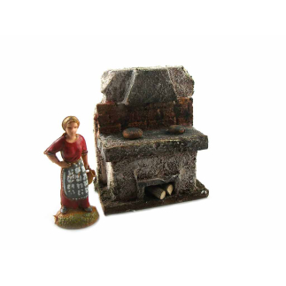 Type C oven for 5.5/6/6.5 cm nativity scene figures