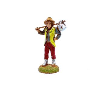 Traveler with bundle, 6 cm - Landi Moranduzzo figurines