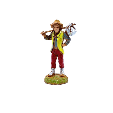 Traveler with bundle, 6 cm - Landi Moranduzzo figurines