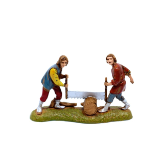 6 cm Lumberjacks Scene - Landi Moranduzzo Figurines