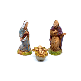 3-piece Nativity Set, 6 cm - Landi Moranduzzo Figurines