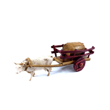 Cart with barrels 6 cm - Landi Moranduzzo figurines