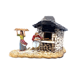 6 cm Baker Scene - Landi Moranduzzo Figurines