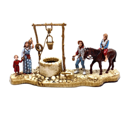 Well scene, 6 cm - Landi Moranduzzo figurines