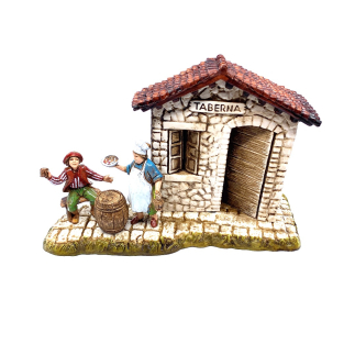 Tavern scene, 6 cm - Landi Moranduzzo figurines