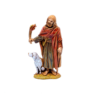 Old man with Palestinian dog 6.5 cm - Landi Moranduzzo figurines