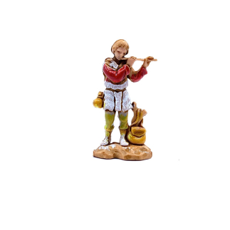 Shepherd with flute, 3.5 cm - Landi Moranduzzo figurines