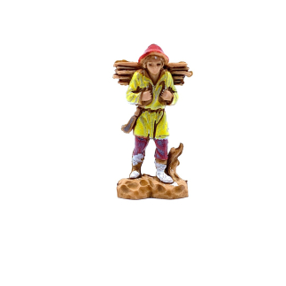 Woodcutter with bundles, 3.5 cm - Landi Moranduzzo figurines