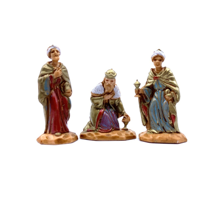 Three Wise Men 3.5 cm - Landi Moranduzzo nativity scenes