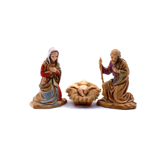 Nativity 3 figures 3.5 cm - Landi Moranduzzo figurines