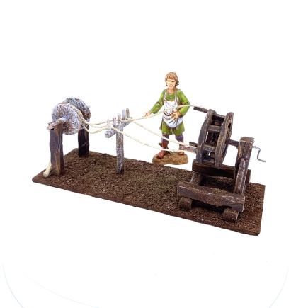 Rope maker setting for 10 cm figurines