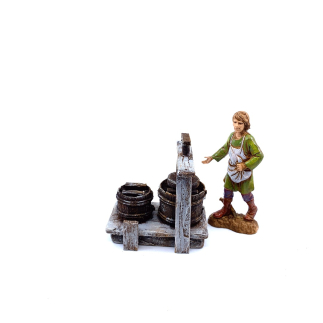 Dairy stall for 10 cm figurines