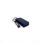 Battery holder with switch, cable and 3.5 V socket