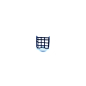 Window grille, 2.3 x 2.5 cm, for nativity scenes