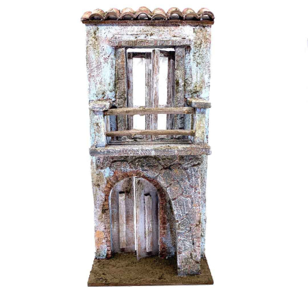 C House facade for 10 cm shepherd figures