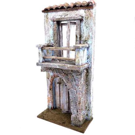 C House facade for 10 cm shepherd figures