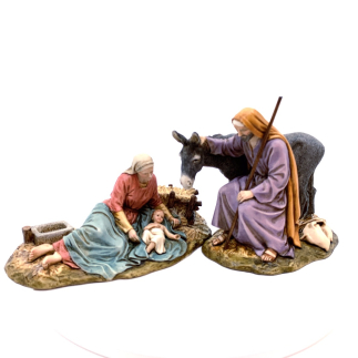 Saint Joseph with Donkey 15 cm - Landi Moranduzzo Figurines