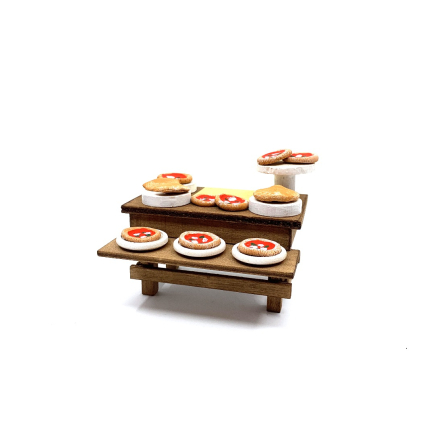 Pizza stand for nativity scenes - 10 cm and 12/13 cm figurines