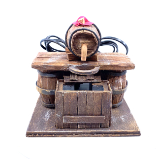 Cellar scene with barrels for 10–12–13 cm figurines
