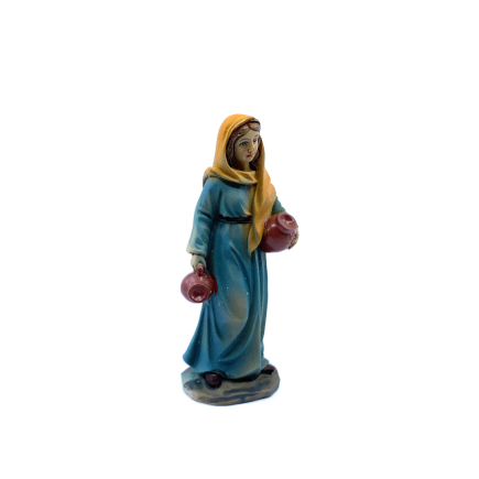 Woman with amphorae, 11 cm