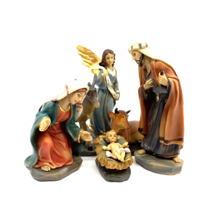 6-piece nativity set for 11 cm Christmas crèche figurines