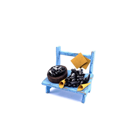 Mussel stall for nativity scenes