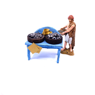 Clam stand for nativity scenes for 10 cm figurines