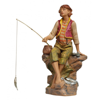 Fisherman 30 cm - Fontanini Statue